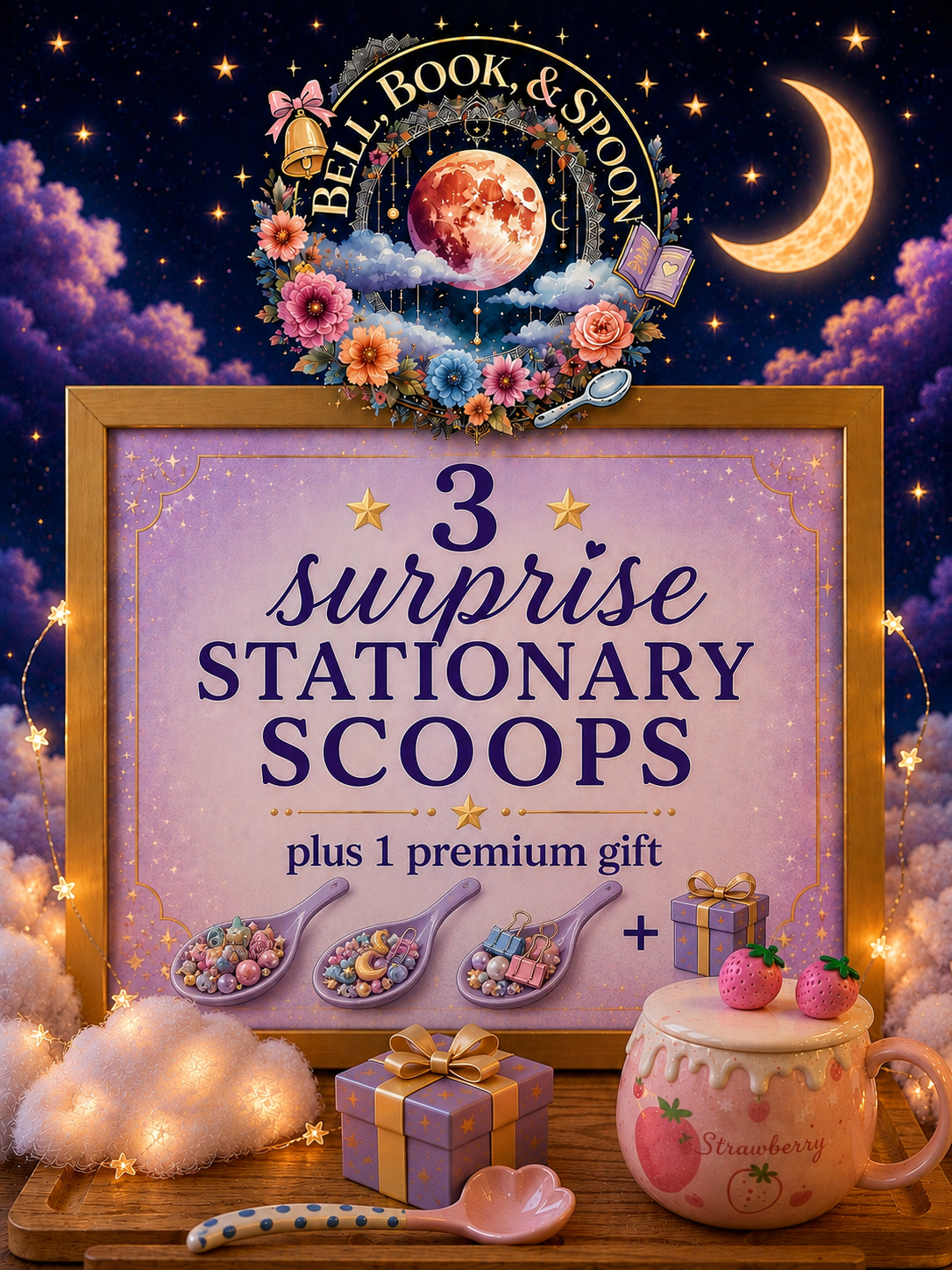 3 Surprise Stationary Scoops